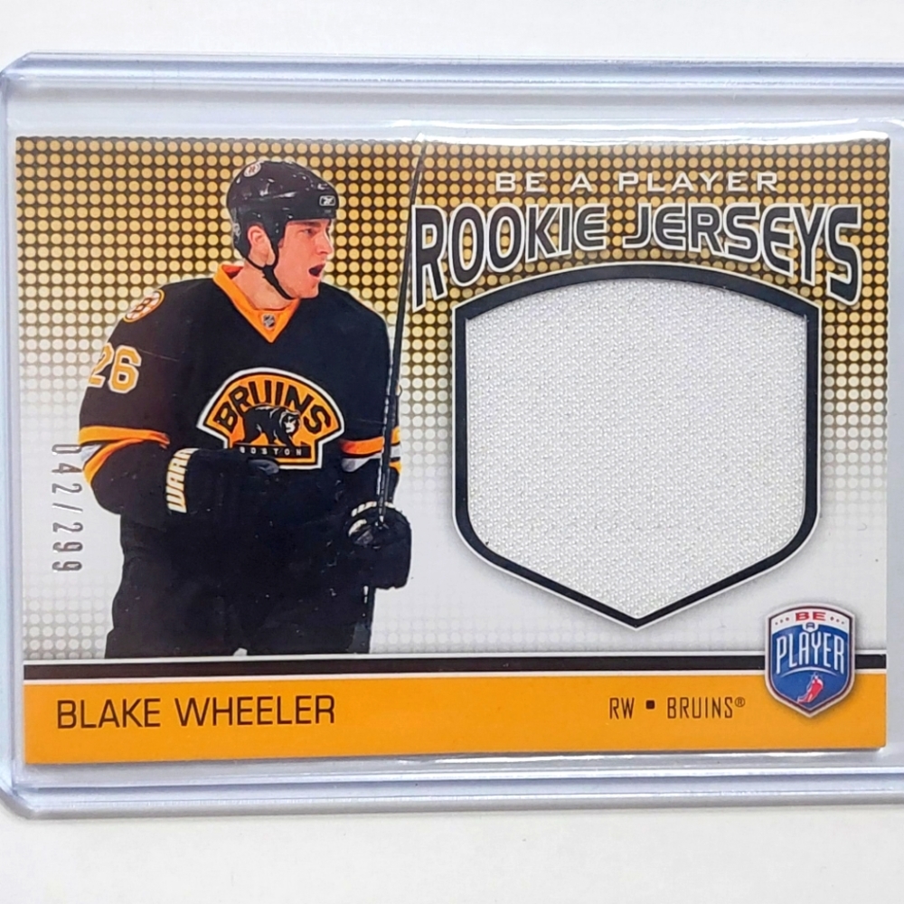 Blake Wheeler Be A Player 2008/09 *Rookie Card* Boston Bruins
